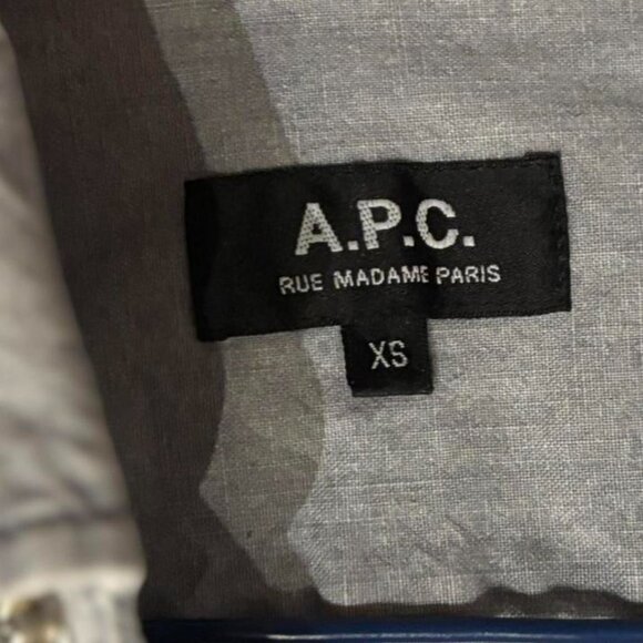 Vintage A.P.C. Light Grey Button-Up Shirt - Picture 5 of 6